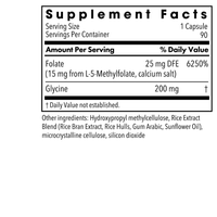 Thumbnail for MethylPro L-Methylfolate 15 mg