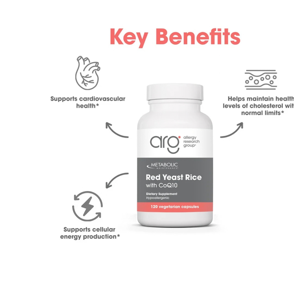 Metabolic Maintenance Arroz de Levadura Roja con CoQ10