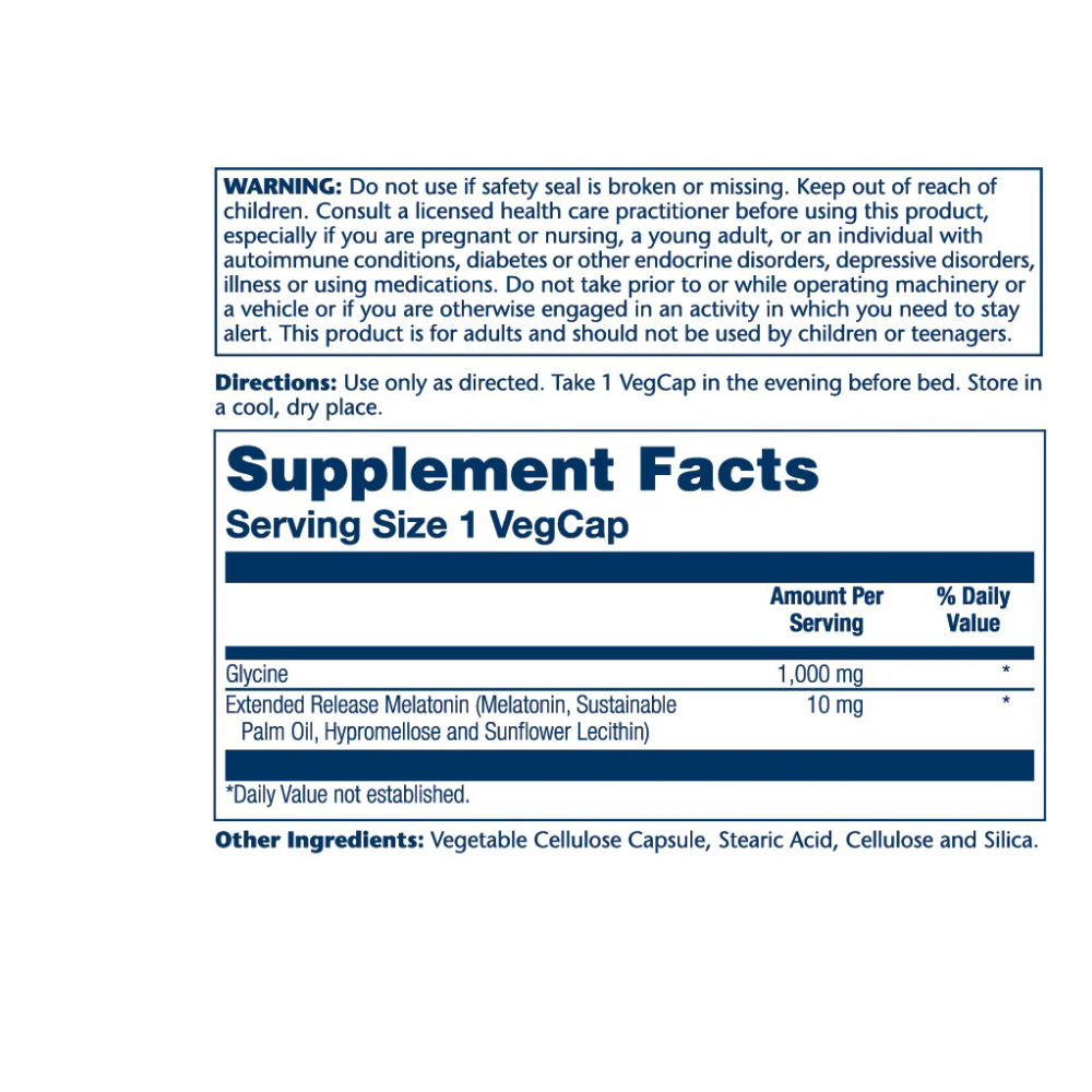 Extended Release Melatonin w/Glycine