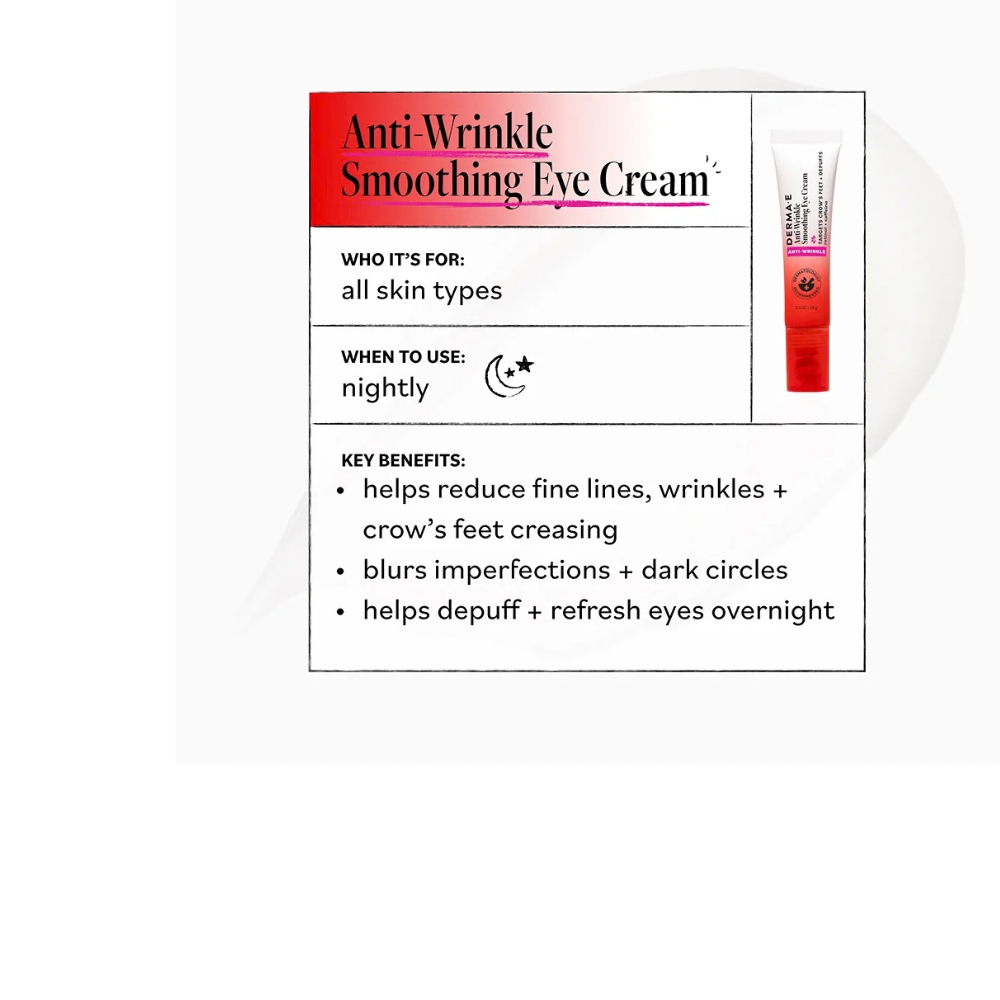 ANTI-WRINKLE SMOOTHING EYE CREAM