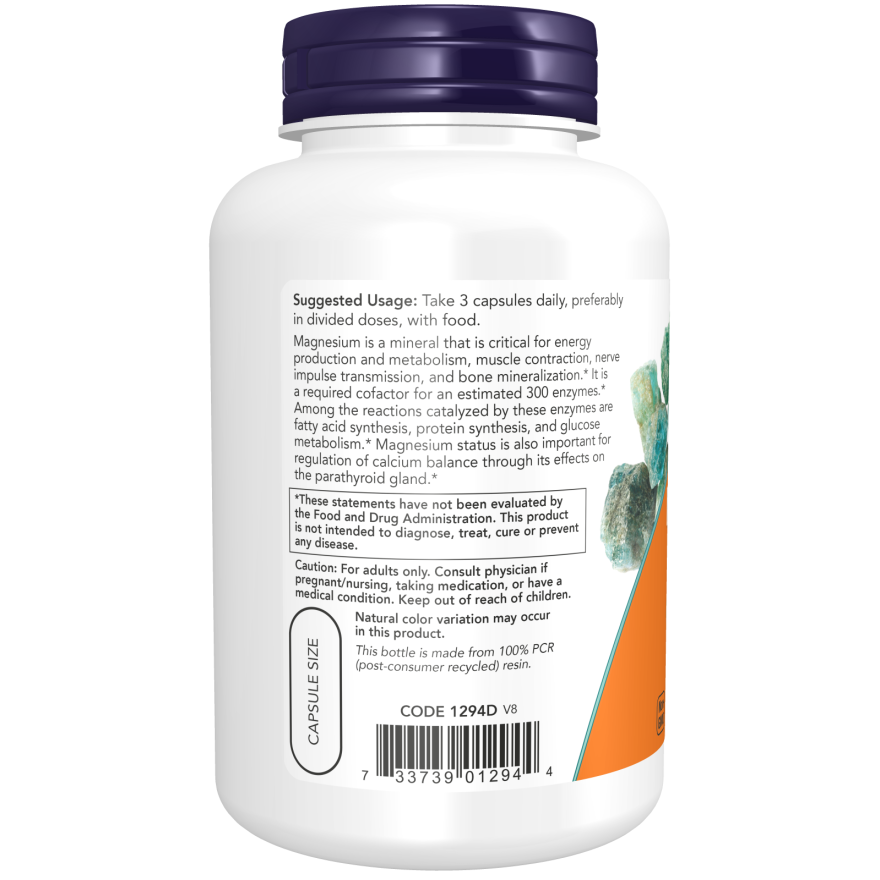 Magnesium Citrate 400mg - Now Foods