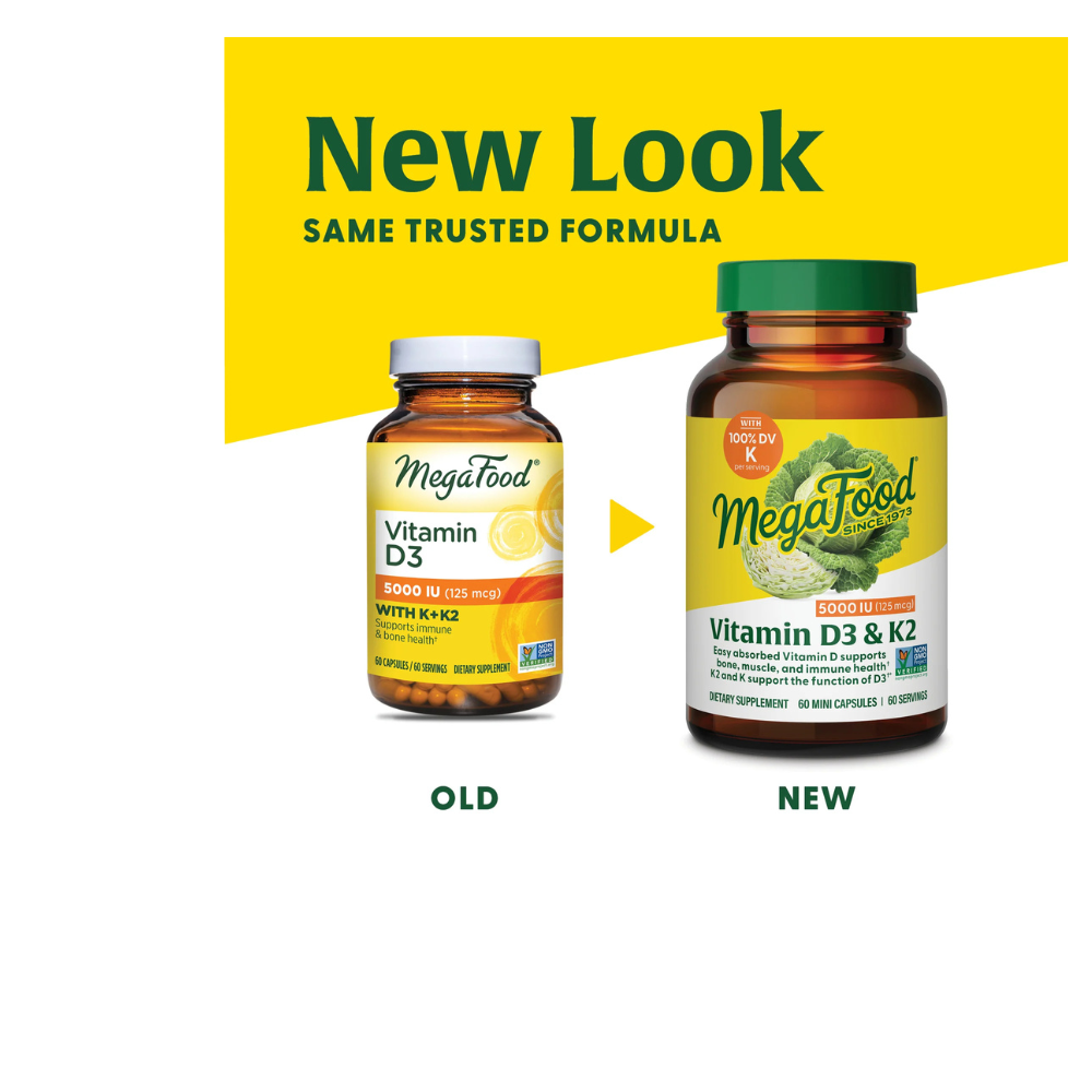 Vitamin D3 5000 IU (125 mcg) plus K & K2