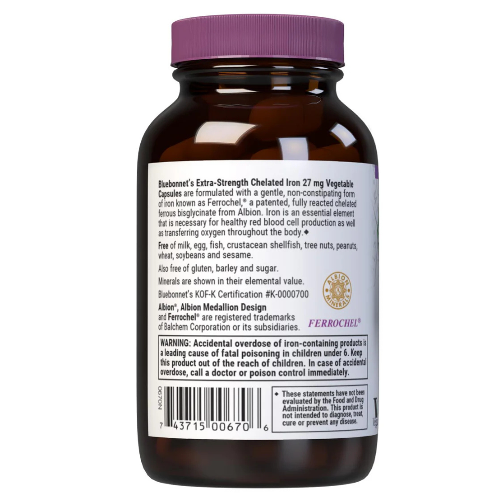 ALBION EXTRA-STRENGTH CHELATED IRON 27 mg