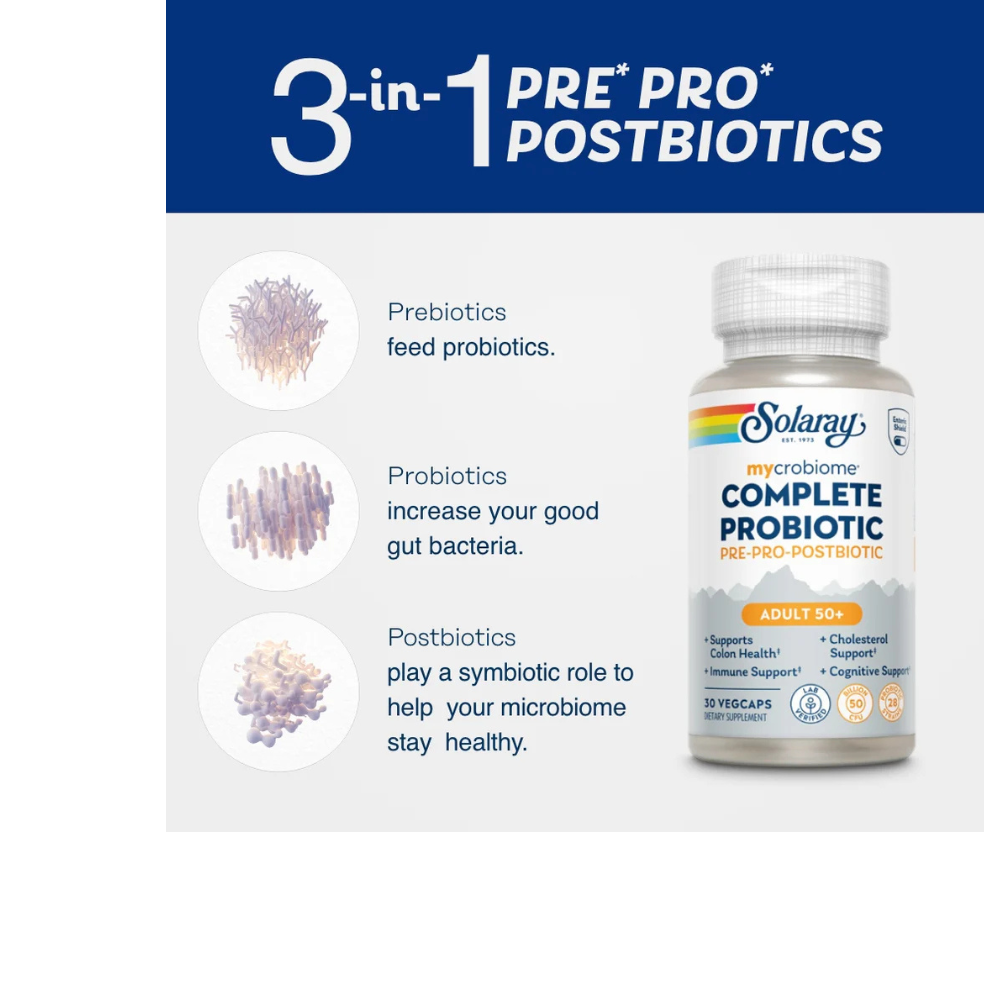 MYCROBIOME PROBIÓTICO COMPLETO ADULTO 50+