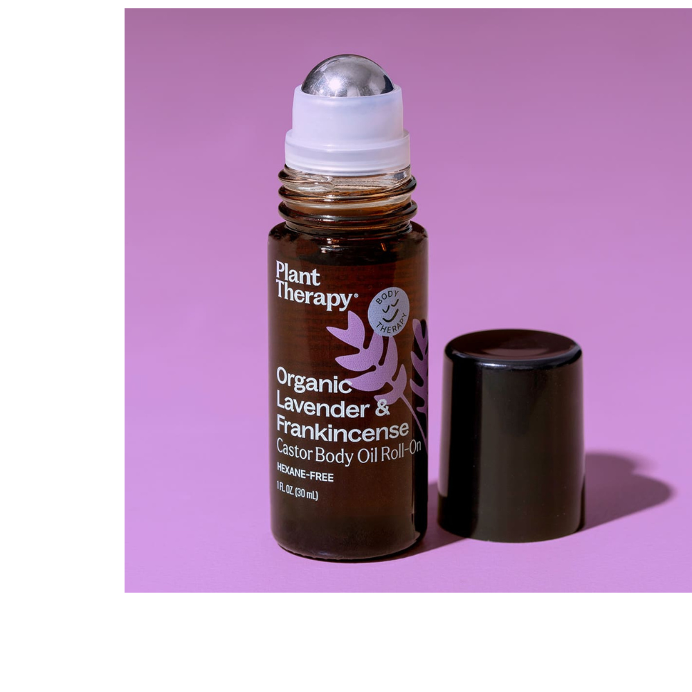 Organic Lavender & Frankincense Castor Body Oil Roll-On