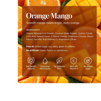 Thumbnail for GUT HEALTH + HYDRATION ORANGE MANGO
