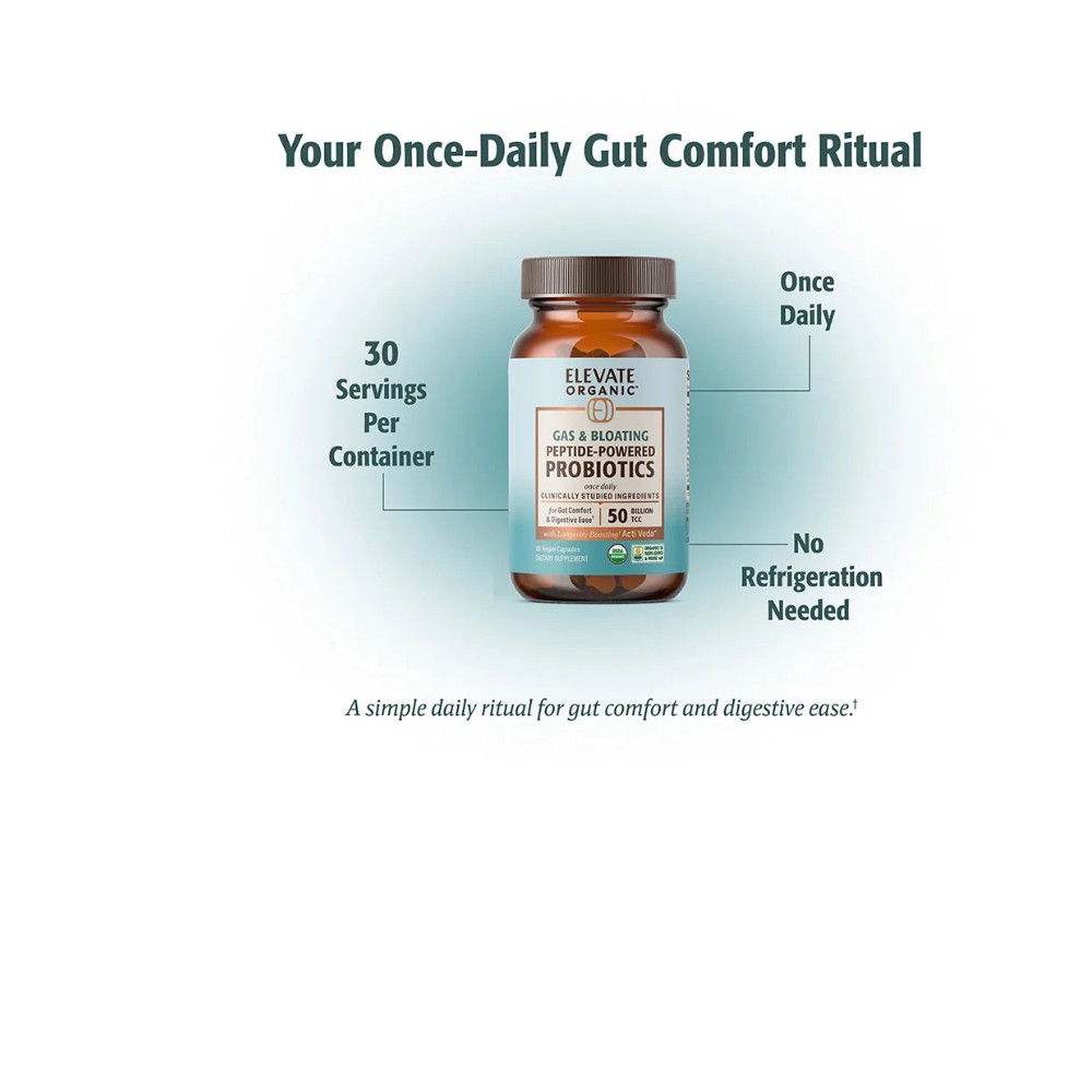 Gas & Bloating Probiotic Capsules - 30 Servings
