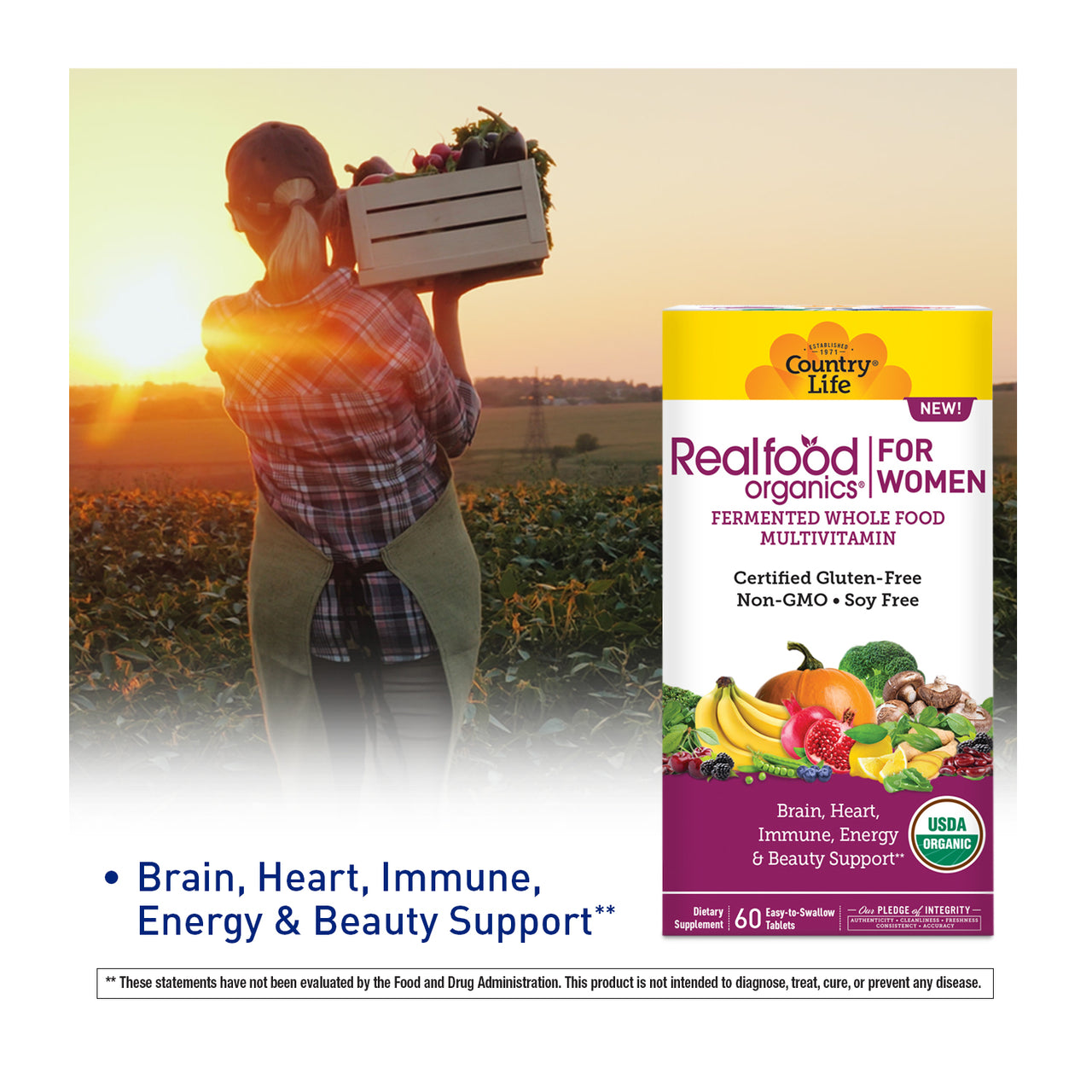 Realfood Organics Multivitamin For Women - Country Life
