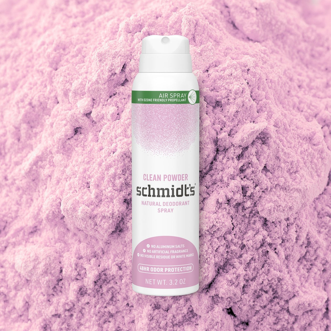 Deodorant Spray Clean Powder - Schmidts