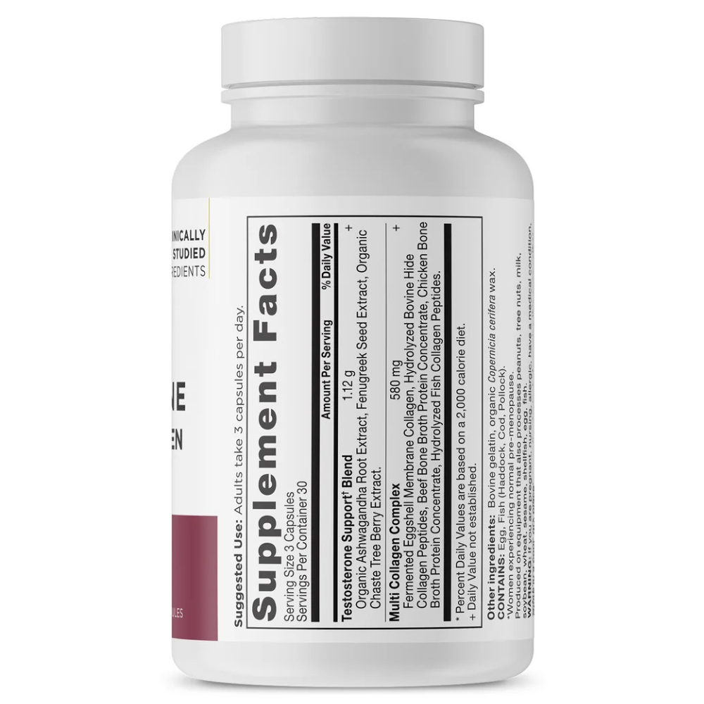 TESTOSTERONE SUPPORT FOR WOMEN + COLLAGEN