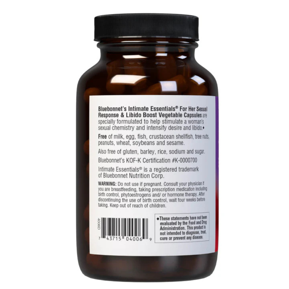 INTIMATE ESSENTIALS FOR HER SEXUAL RESPONSE & LIBIDO BOOST
