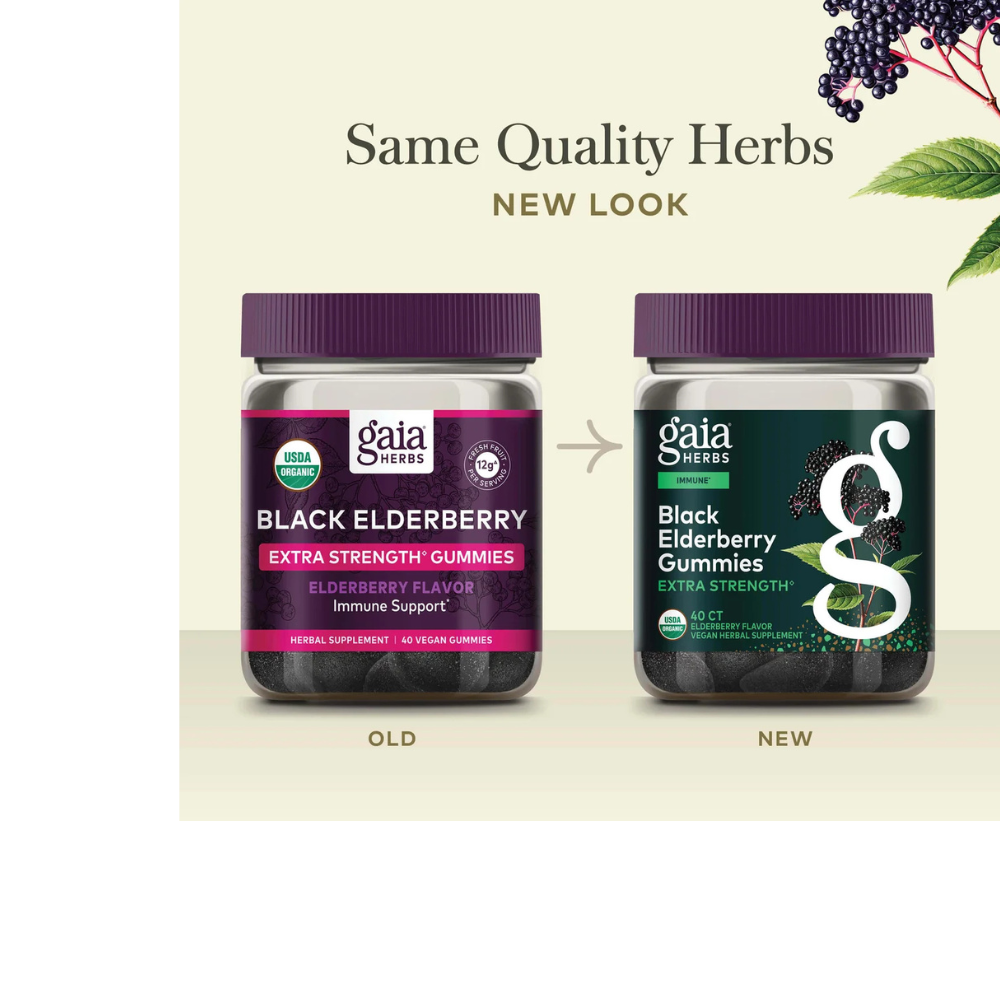 Black Elderberry Gummies Extra Strength