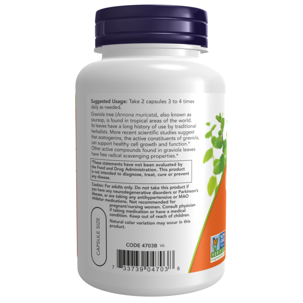 Graviola 500 mg Veg Capsules