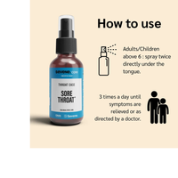 Thumbnail for Throat Ease – Homeopathic Spray for Sore Throat Relief