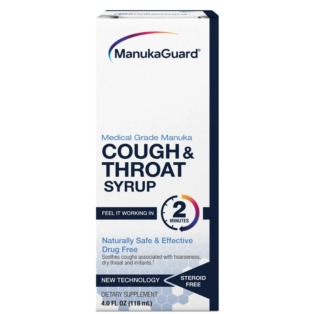 Cough & Throat Syrup, Medical Grade Manuka Honey, MGO 600