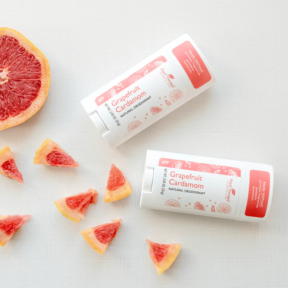 Grapefruit Cardamom Natural Deodorant - Plant Therapy