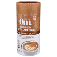 Thumbnail for Om Mushrooms, Mushroom Coffee Latte Blend - Omega Nutrition