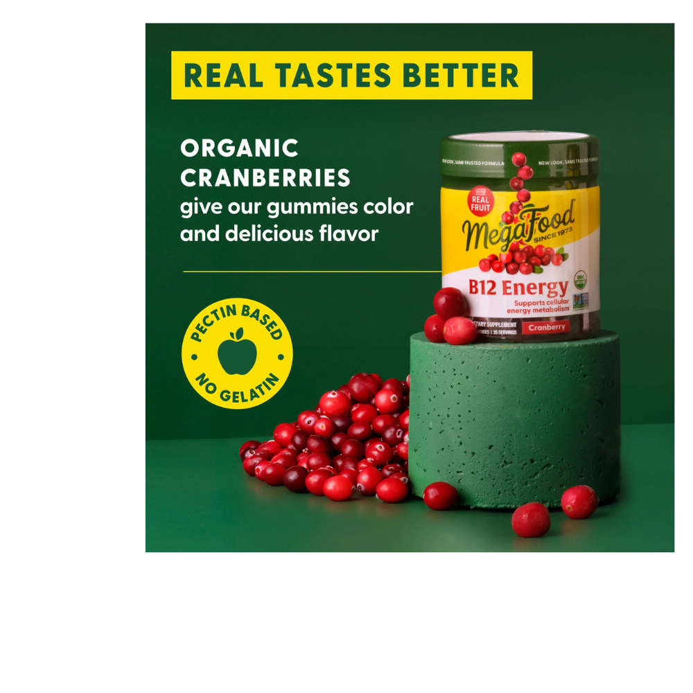 B12 Energy Gummies (Cranberry)