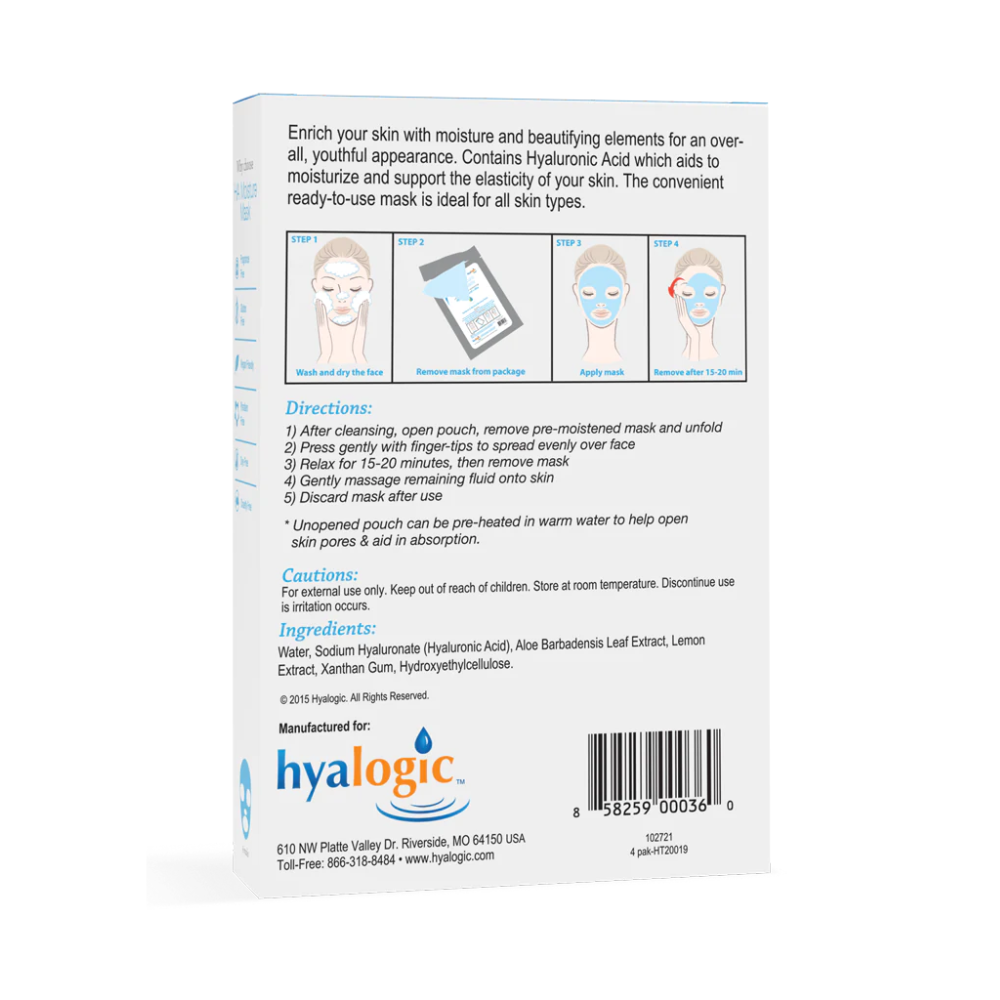 HA Moisture Mask- 4 pack