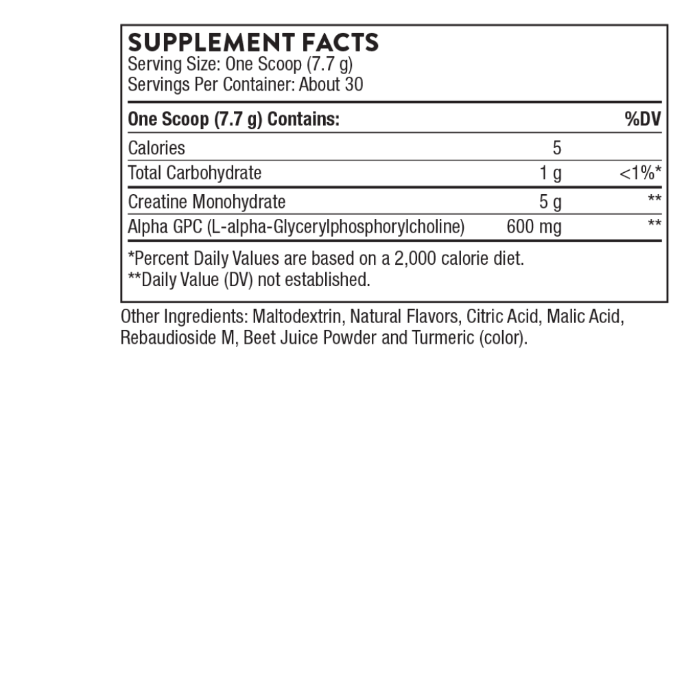 CREATINE + ALPHA GPC