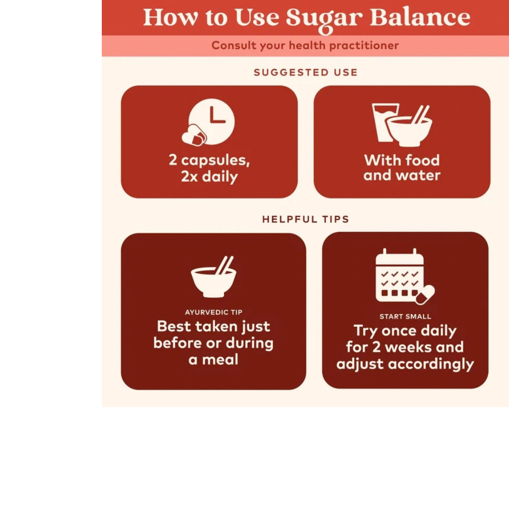 Sugar Balance Capsules – Organic Blood Sugar Support Supplement