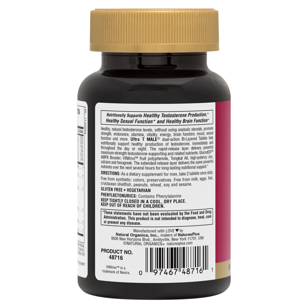 Ultra T MALE Extended Release Bi-Layer Tablets