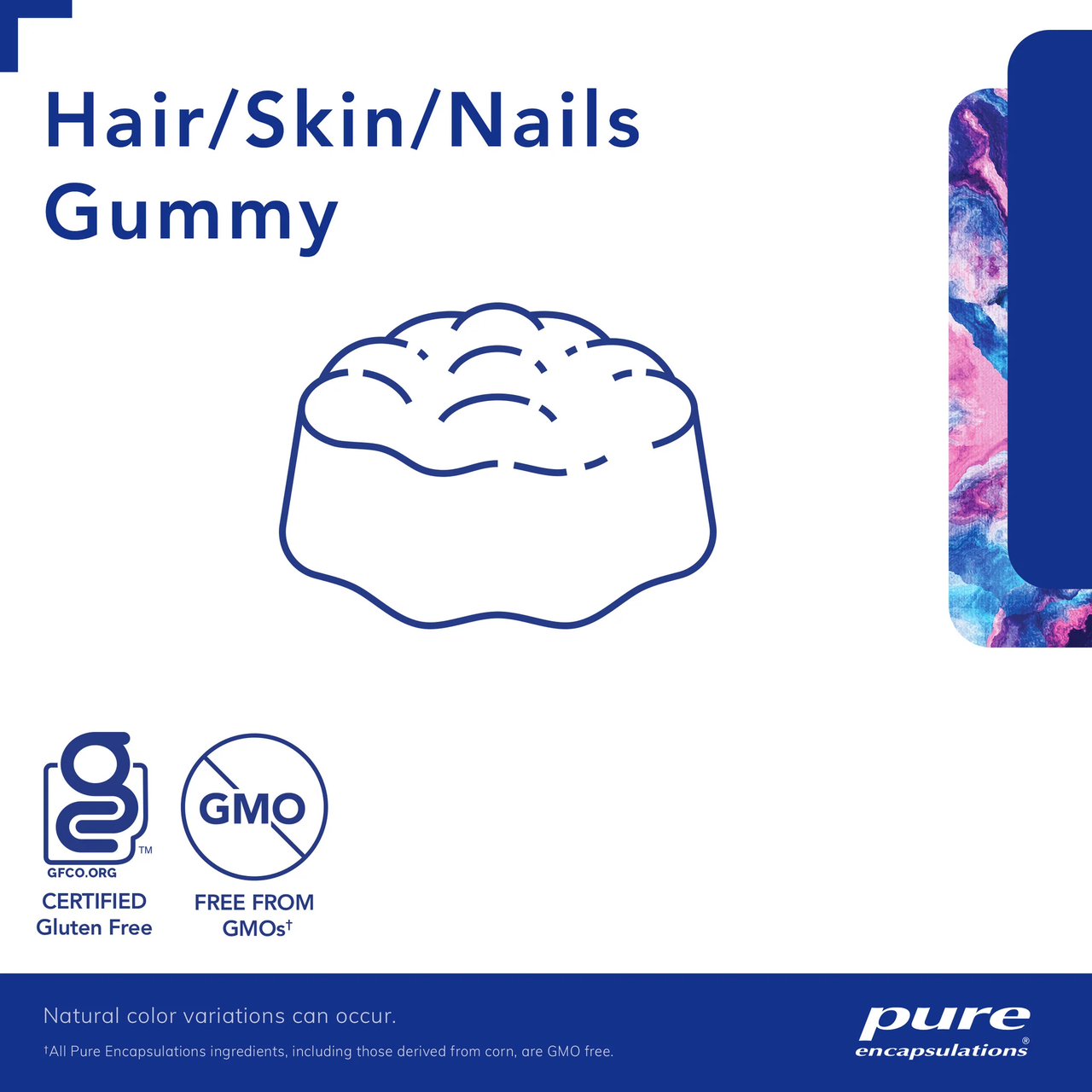 Hair/Skin/Nails Gummy 60's - Pure Encapsulations