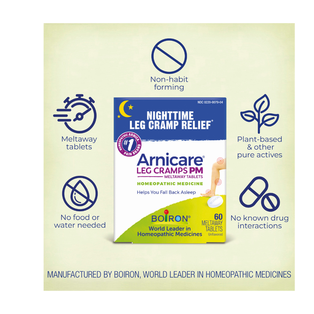 Arnicare Leg Cramps PM Meltaway Tablets