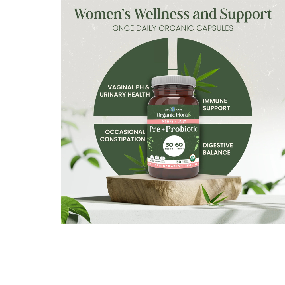 Organic Flora Women’s Daily Probiotic Supplement