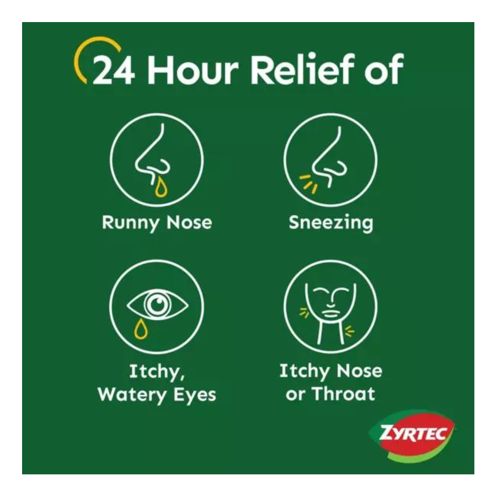 ZYRTEC ALLERGY 24H 10MG