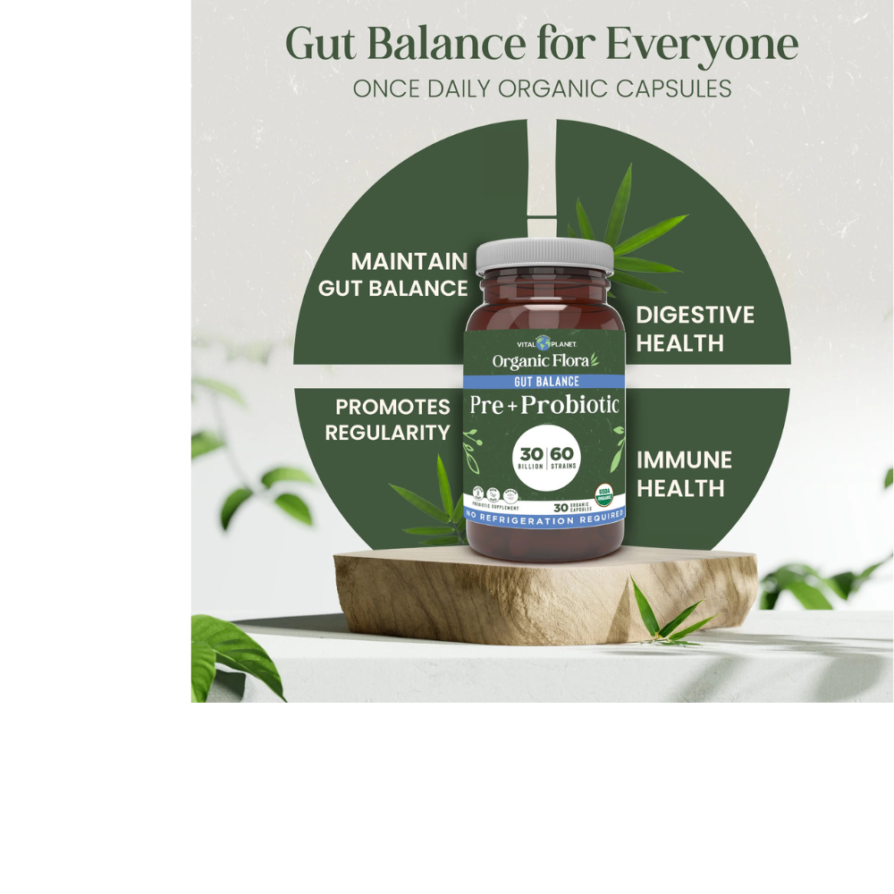Organic Flora Gut Balance Probiotic Supplement