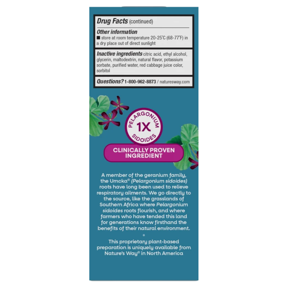 Umcka Zero Sugar Cold Relief Syrup