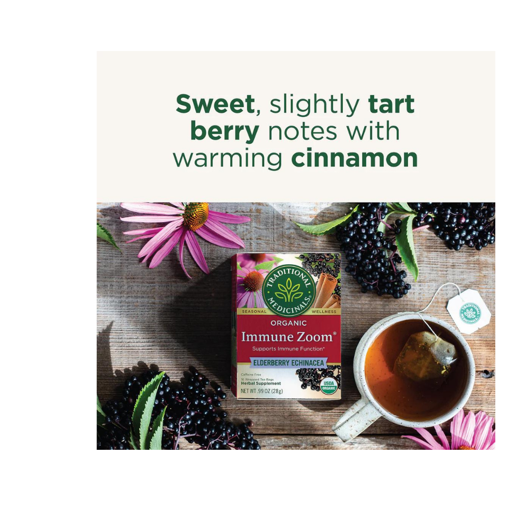 Immune Zoom Elderberry Echinacea Tea