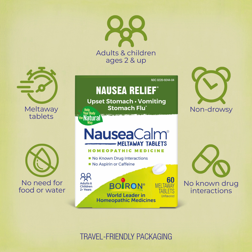 NauseaCalm 60 Tablets