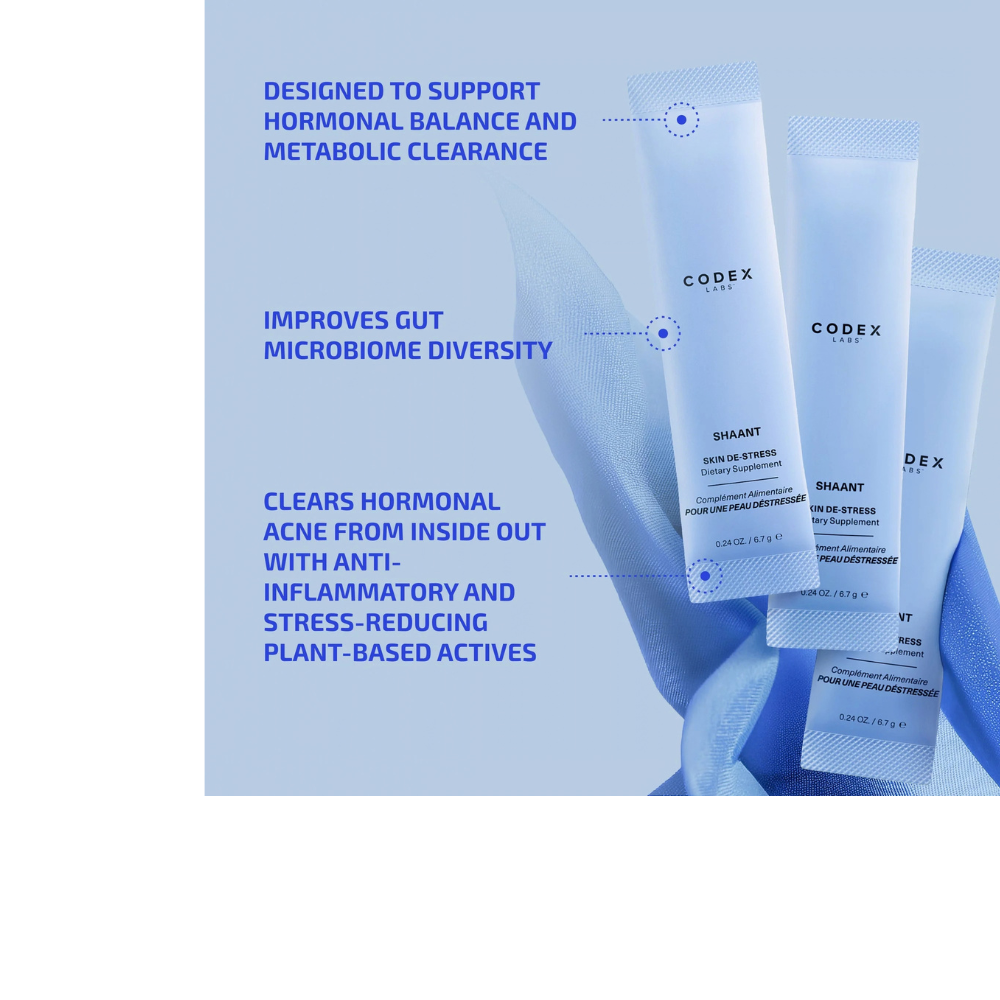 SHAANT Skin De-Stress Supplement 2.0 for Hormonal Acne