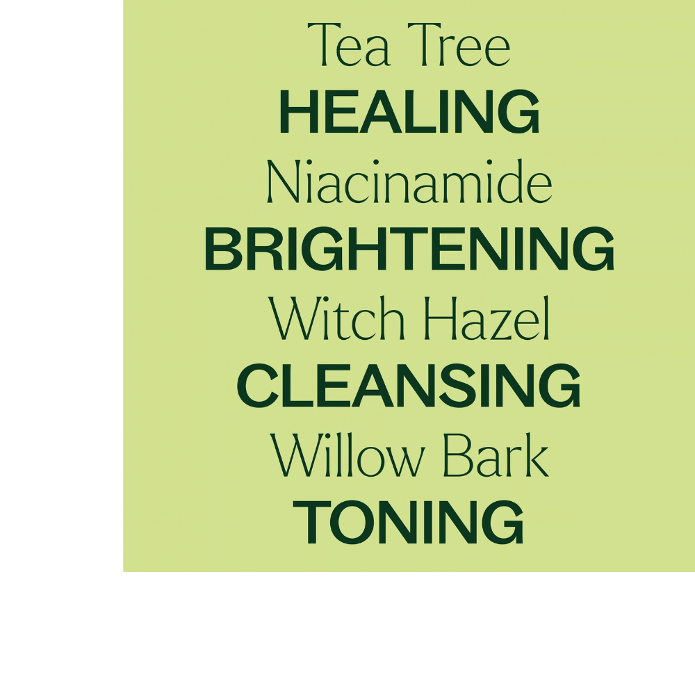 TEA TREE WITH NIACINAMIDE FACIAL SERUM