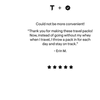 Thumbnail for Whey Protein Isolate - Travel Packs - Vanilla