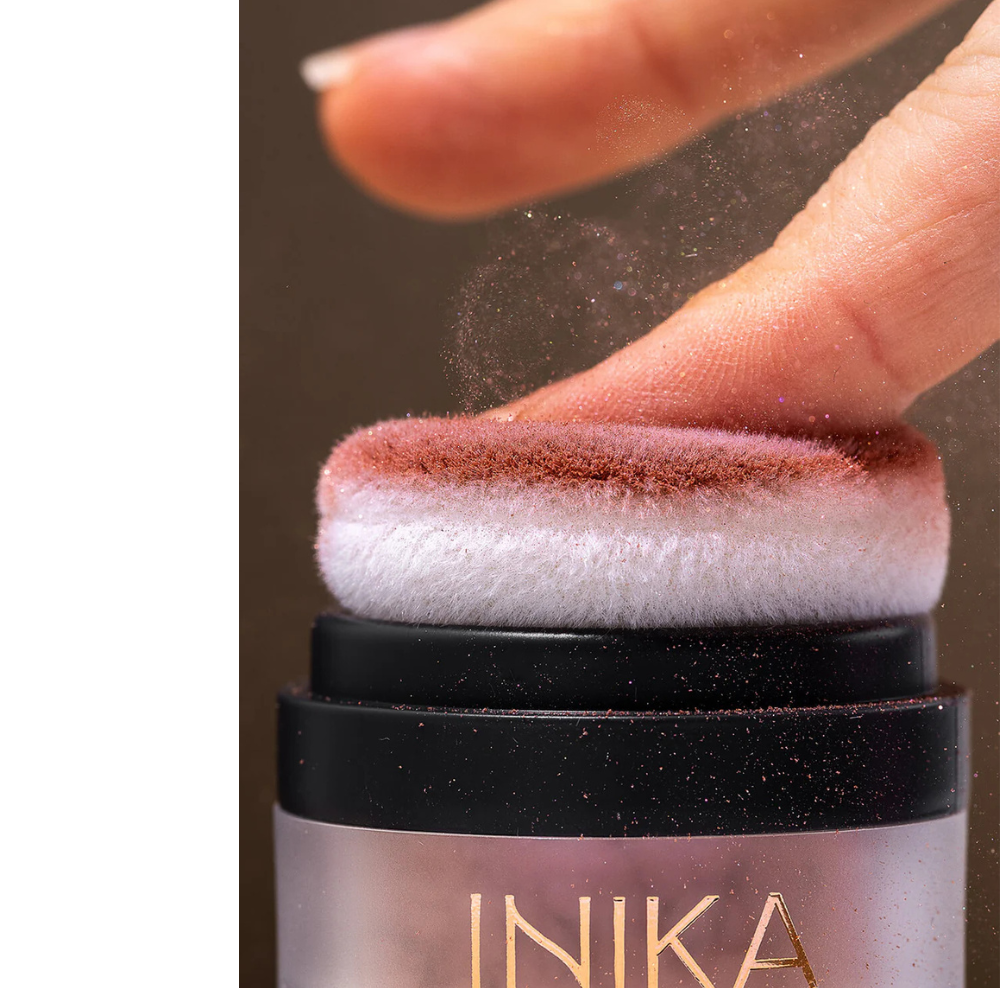 INIKA Organic Mineral Blush Puff Pot (Rosy Glow)