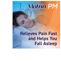 Thumbnail for MOTRIN PM Caplets, 200mg Ibuprofen & 38mg Sleep Aid for Pain Relief at Night