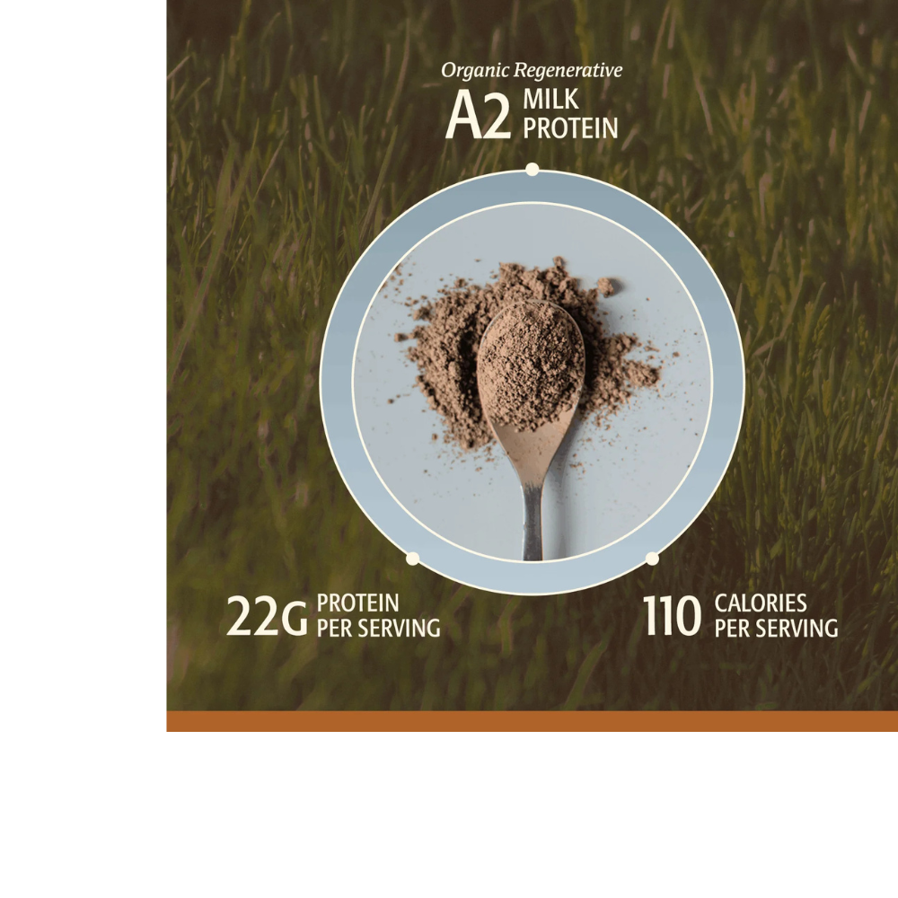 ORGANIC MEN'S PROTEIN GRASSFED WHEY POWDER - 18 SERVINGS