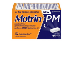 Thumbnail for MOTRIN PM Caplets, 200mg Ibuprofen & 38mg Sleep Aid for Pain Relief at Night