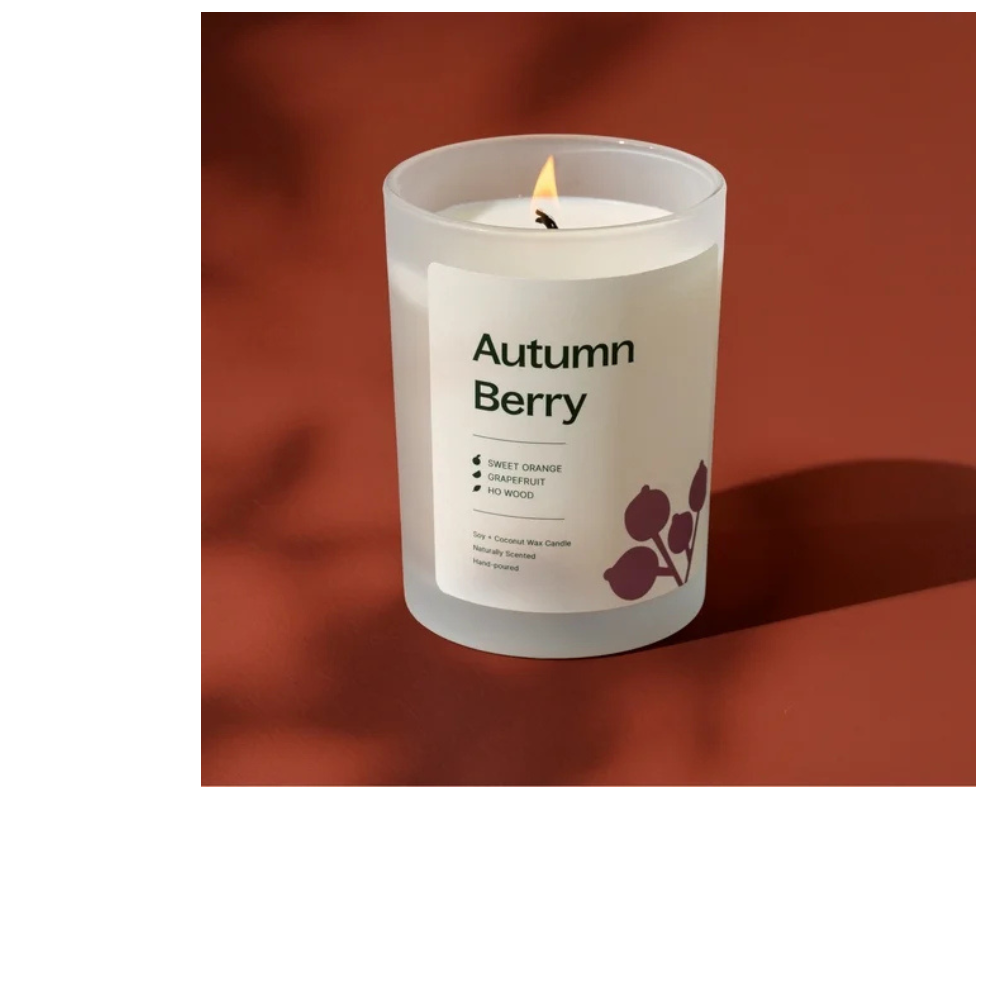 AUTUMN BERRY NATURALLY SCENTED CANDLE