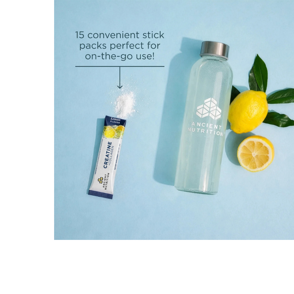 CREATINE + COLLAGEN + ELECTROLYTES STICK PACKS