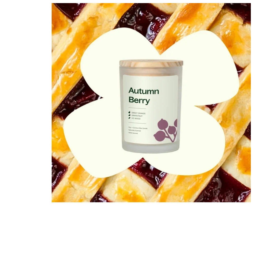 AUTUMN BERRY NATURALLY SCENTED CANDLE