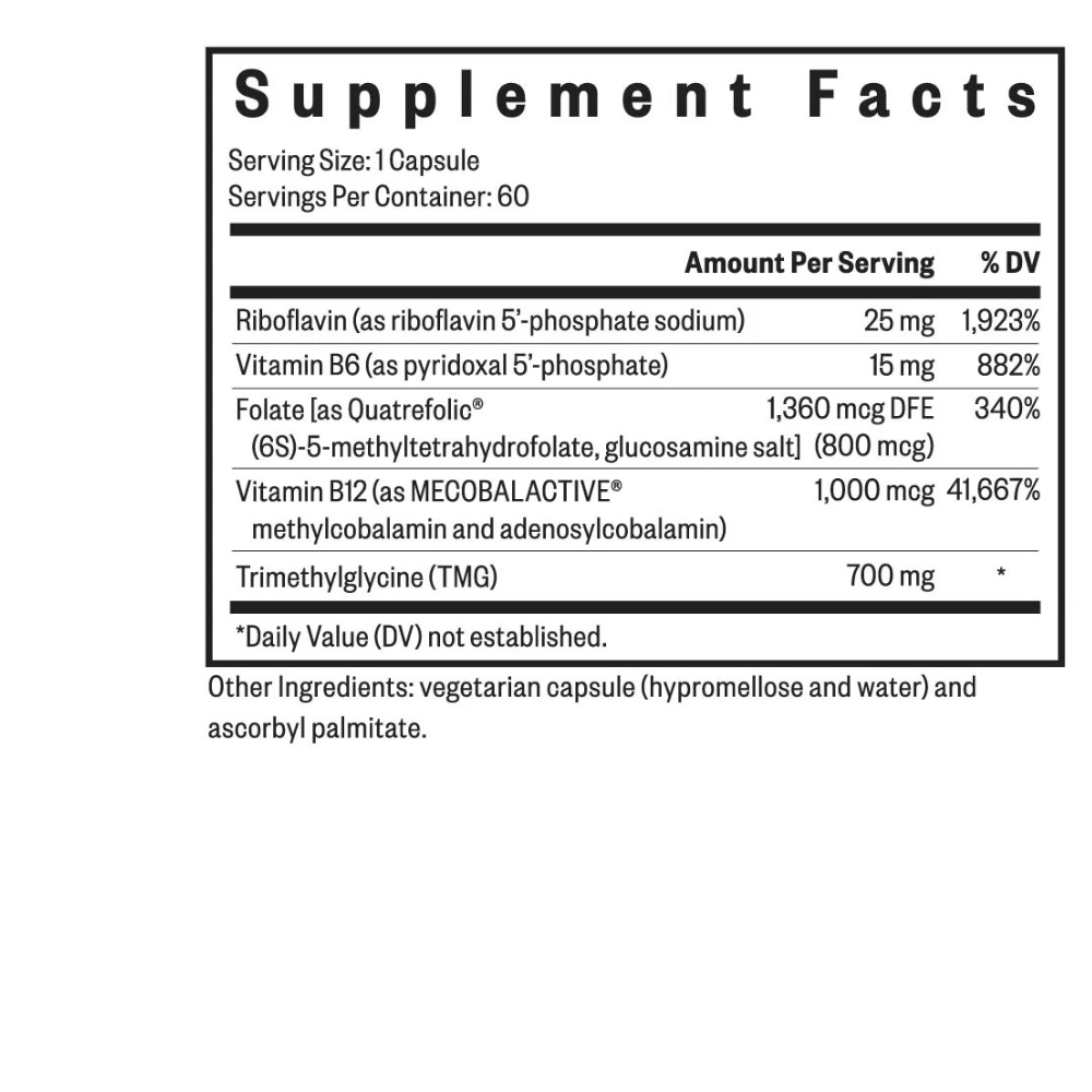 Homocysteine Nutrients