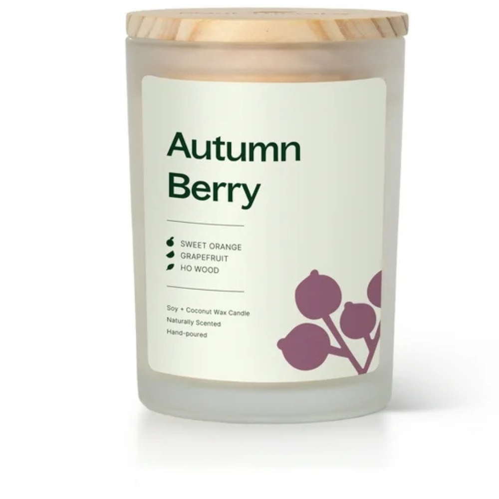 AUTUMN BERRY NATURALLY SCENTED CANDLE