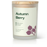 Thumbnail for AUTUMN BERRY NATURALLY SCENTED CANDLE