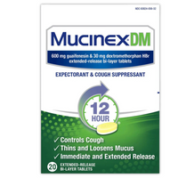 Thumbnail for Mucinex DM Extended-Release Bi-Layer Tablets
