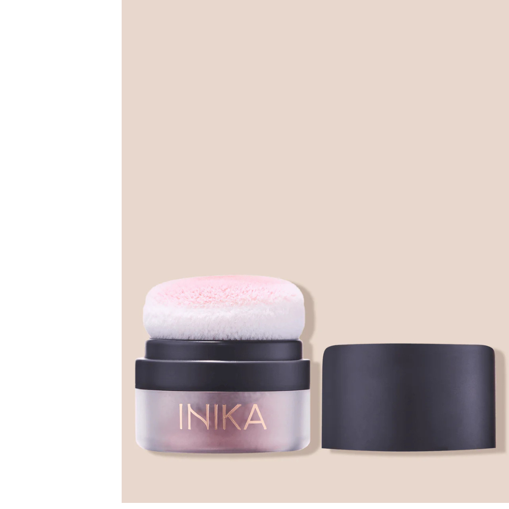 INIKA Organic Mineral Blush Puff Pot (Rosy Glow)