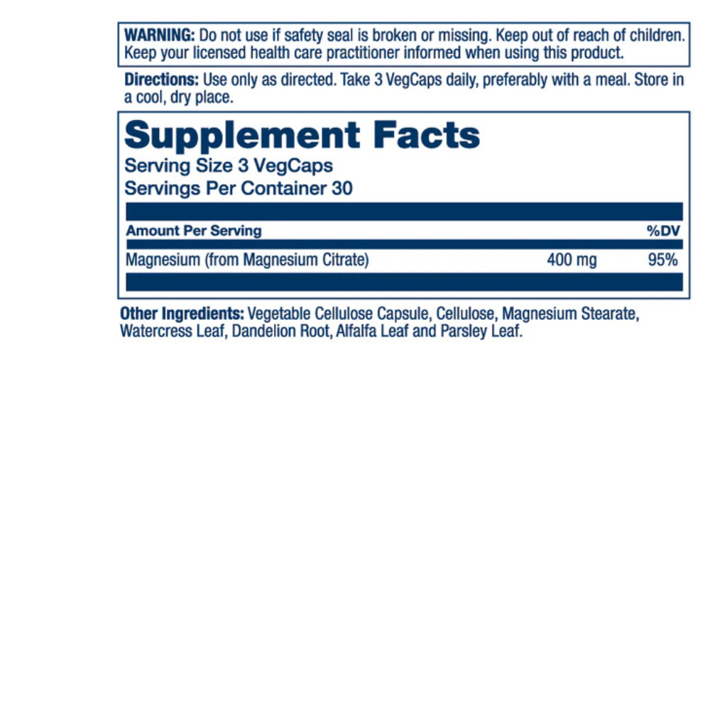 Magnesium Citrate 400mg